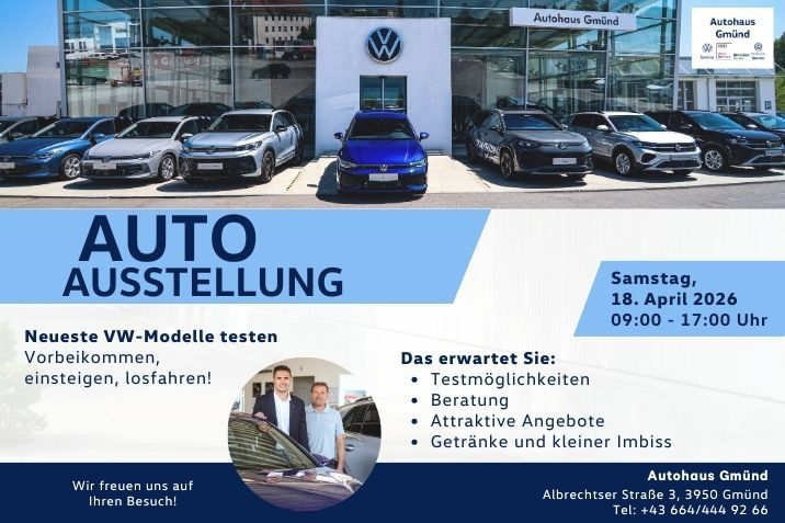 Autoausstellung 18. April 2026